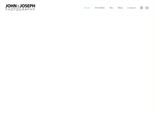 Tablet Screenshot of johnandjoseph.com